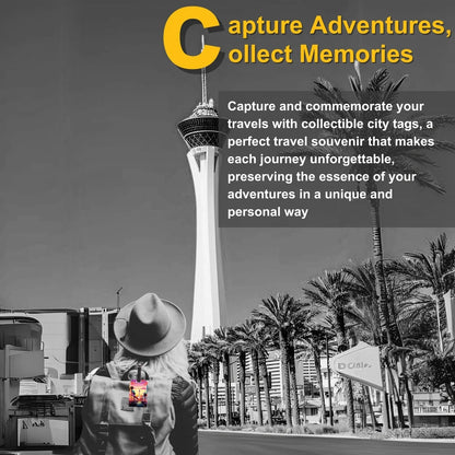Smart Bag Security Tag - Las Vegas [Pack 2]-2